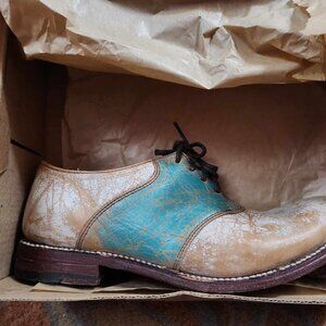 Bed Stu FURY Great Condition Oxford vintage -looking women's saddle shoe Size 7